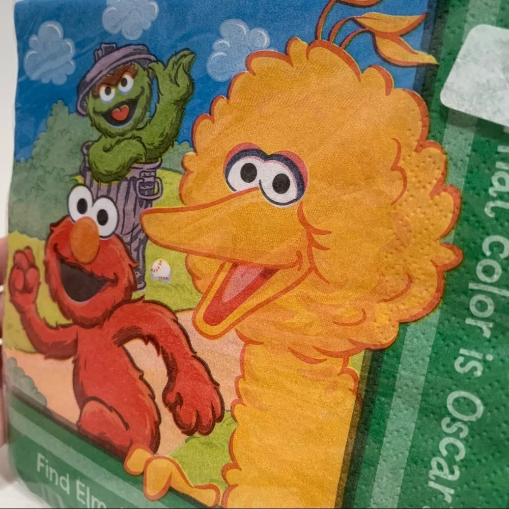 Vintage y2k Sesame Street  napkins